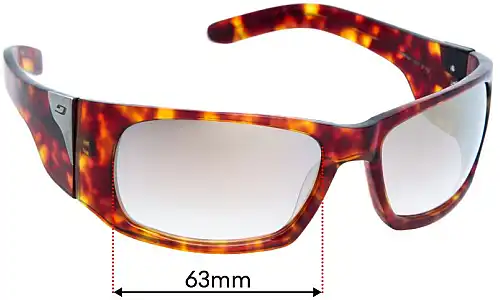 Sunglass Fix Ersatzgläser für Julbo Shark - 63mm Wide Sunglass Fix Ersatzgläser für Julbo Shark - 63mm Wide