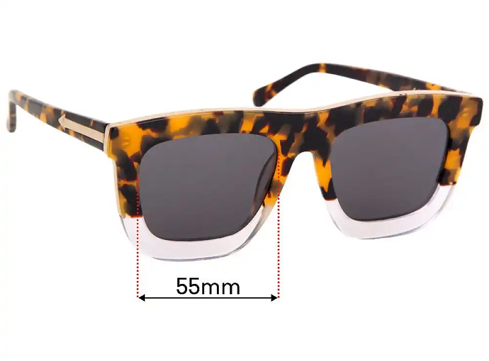 Sunglass Fix Ersatzgläser für Karen Walker Deep Orchard - 55mm Wide Sunglass Fix Ersatzgläser für Karen Walker Deep Orchard - 55mm Wide