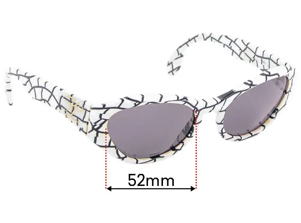 Sunglass Fix Ersatzgläser für Karl Lagerfeld 3601 - 52mm Wide Sunglass Fix Ersatzgläser für Karl Lagerfeld 3601 - 52mm Wide