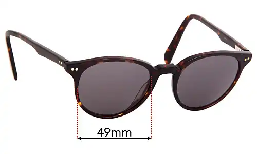 Sunglass Fix Ersatzgläser für Kylie Minogue Sun Rx 01 - 49mm Wide Sunglass Fix Ersatzgläser für Kylie Minogue Sun Rx 01 - 49mm Wide