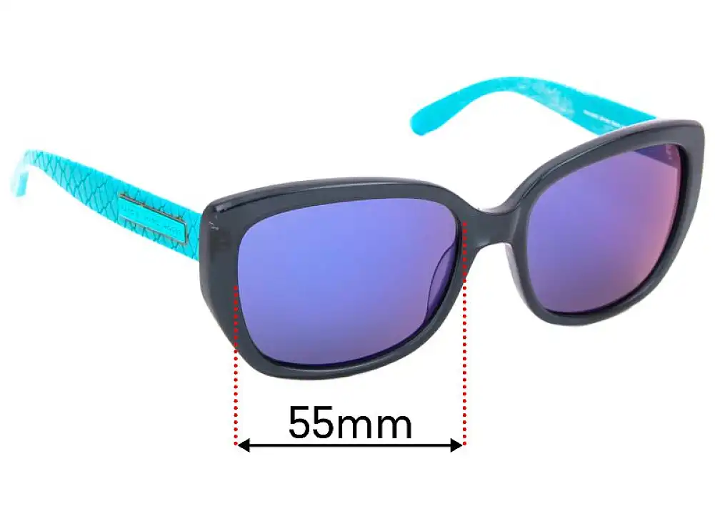 Sunglass Fix Ersatzgläser für Marc by Marc Jacobs MMJ 355/S - 55mm Wide Sunglass Fix Ersatzgläser für Marc by Marc Jacobs MMJ 355/S - 55mm Wide