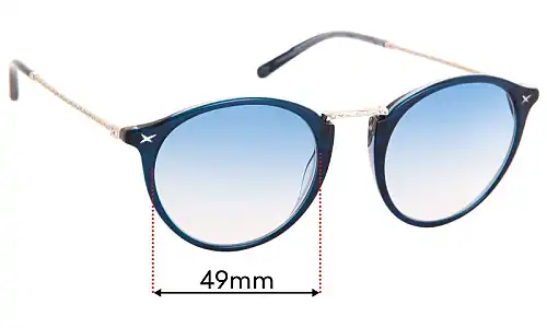 Sunglass Fix Ersatzgläser für Mauboussin Artiste Joaillier - 49mm Wide Mauboussin Artiste Joaillier Ersatzlinsen 49mm wide