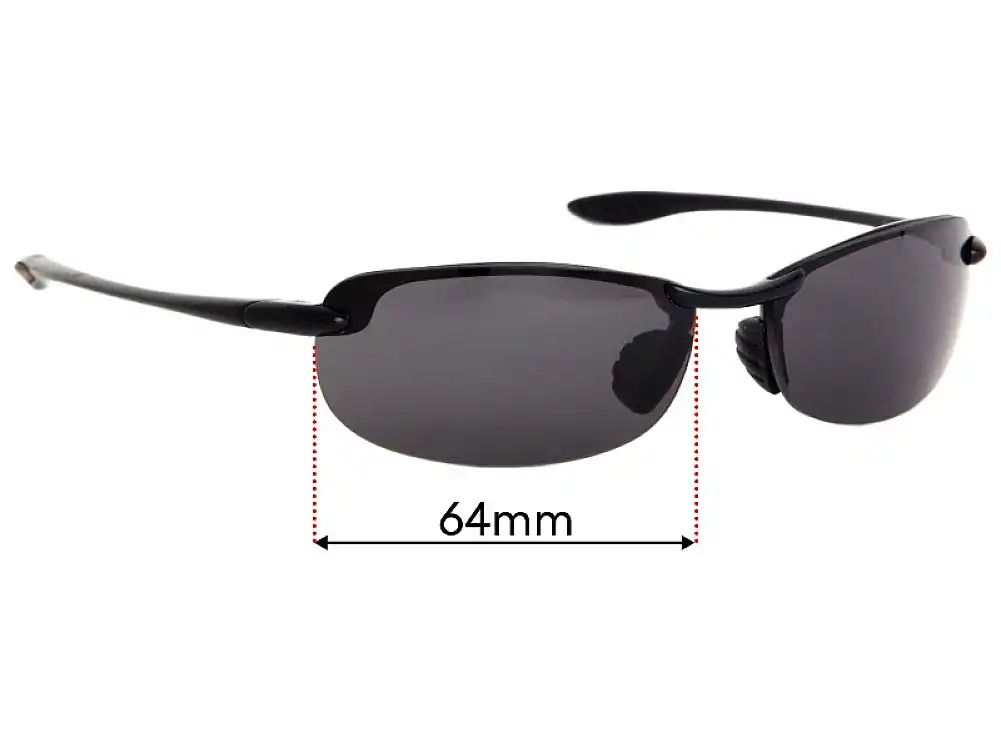 Sunglass Fix Ersatzgläser für Maui Jim MJ405 Makaha - 64mm Wide Sunglass Fix Ersatzgläser für Maui Jim MJ405 Makaha - 64mm Wide