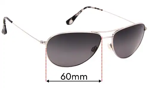 Sunglass Fix Ersatzgläser für Maui Jim MJ772 Sea House - 60mm Wide Sunglass Fix Ersatzgläser für Maui Jim MJ772 Sea House - 60mm Wide