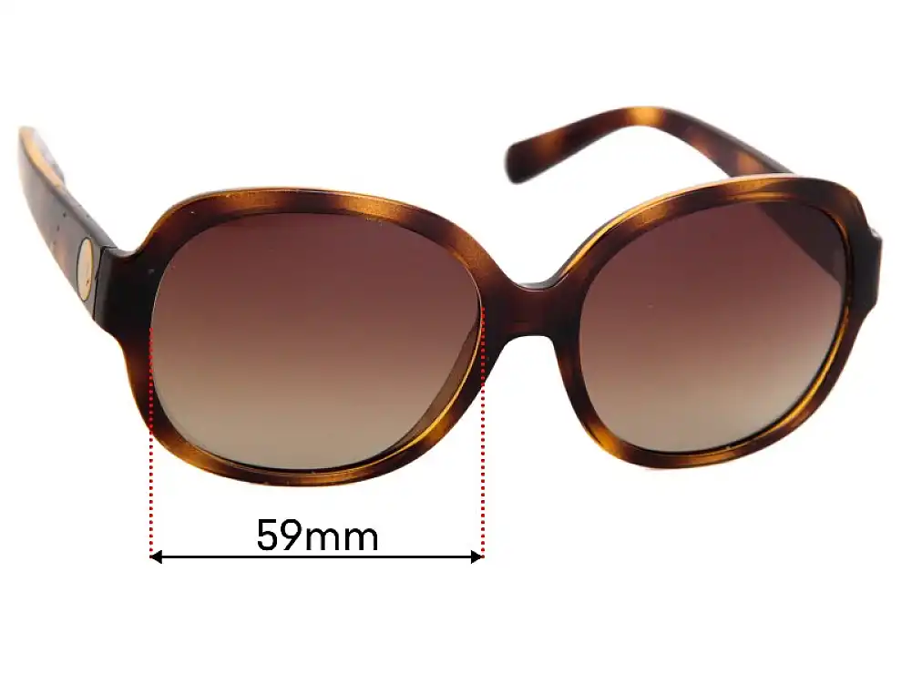 Sunglass Fix Ersatzgläser für Michael Kors Corte MK6021 - 59mm Wide Sunglass Fix Ersatzgläser für Michael Kors Corte MK6021 - 59mm Wide