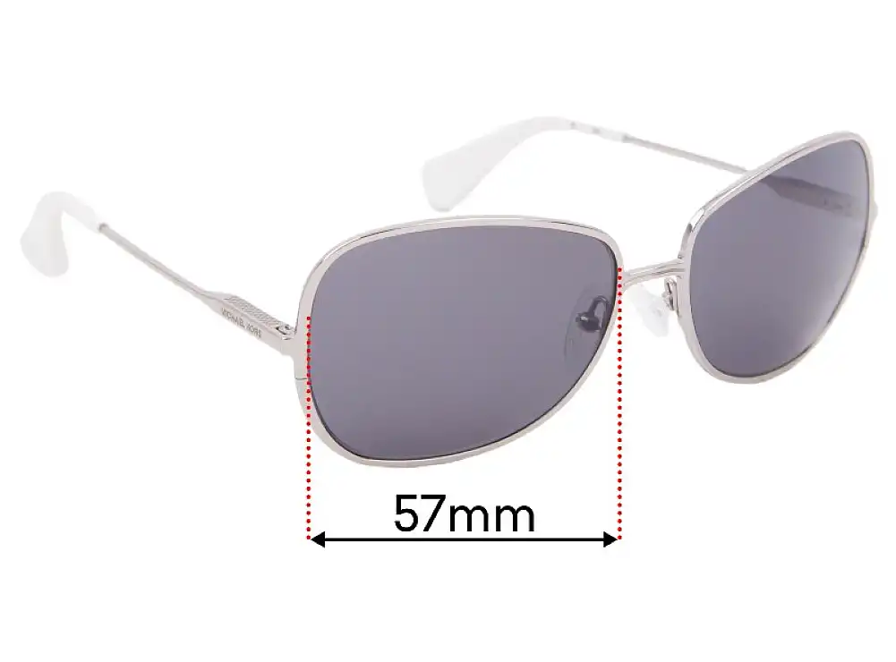 Sunglass Fix Ersatzgläser für Michael Kors MKS122 - 57mm Wide Sunglass Fix Ersatzgläser für Michael Kors MKS122 - 57mm Wide