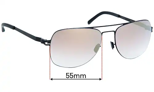 Sunglass Fix Ersatzgläser für Mykita Jim - 55mm Wide Sunglass Fix Ersatzgläser für Mykita Jim - 55mm Wide