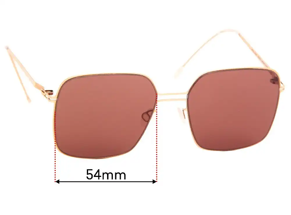 Sunglass Fix Ersatzgläser für Mykita Lite Velma - 54mm Wide Sunglass Fix Ersatzgläser für Mykita Lite Velma - 54mm Wide