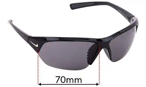 Sunglass Fix Ersatzgläser für Nike EV0525 Skylon ACE - 70mm Wide Nike EV0525 Skylon ACE Ersatzgläser 70mm wide