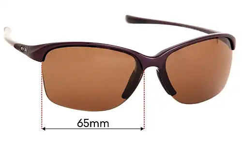 Sunglass Fix Ersatzgläser für Oakley Unstoppable OO9191 - 65mm Wide Oakley Unstoppable OO9191 Ersatzlinsen 65mm wide