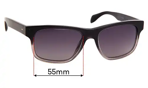 Sunglass Fix Ersatzgläser für Oliver Peoples Becket OV5267-S - 55mm Wide Oliver Peoples Becket OV5267-S Ersatzlinsen 55mm wide