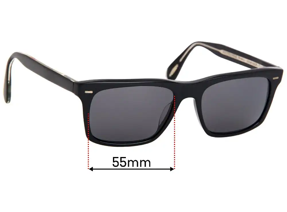 Sunglass Fix Ersatzgläser für Oliver Peoples Brodsky OV5322SU - 55mm Wide Sunglass Fix Ersatzgläser für Oliver Peoples Brodsky OV5322SU - 55mm Wide