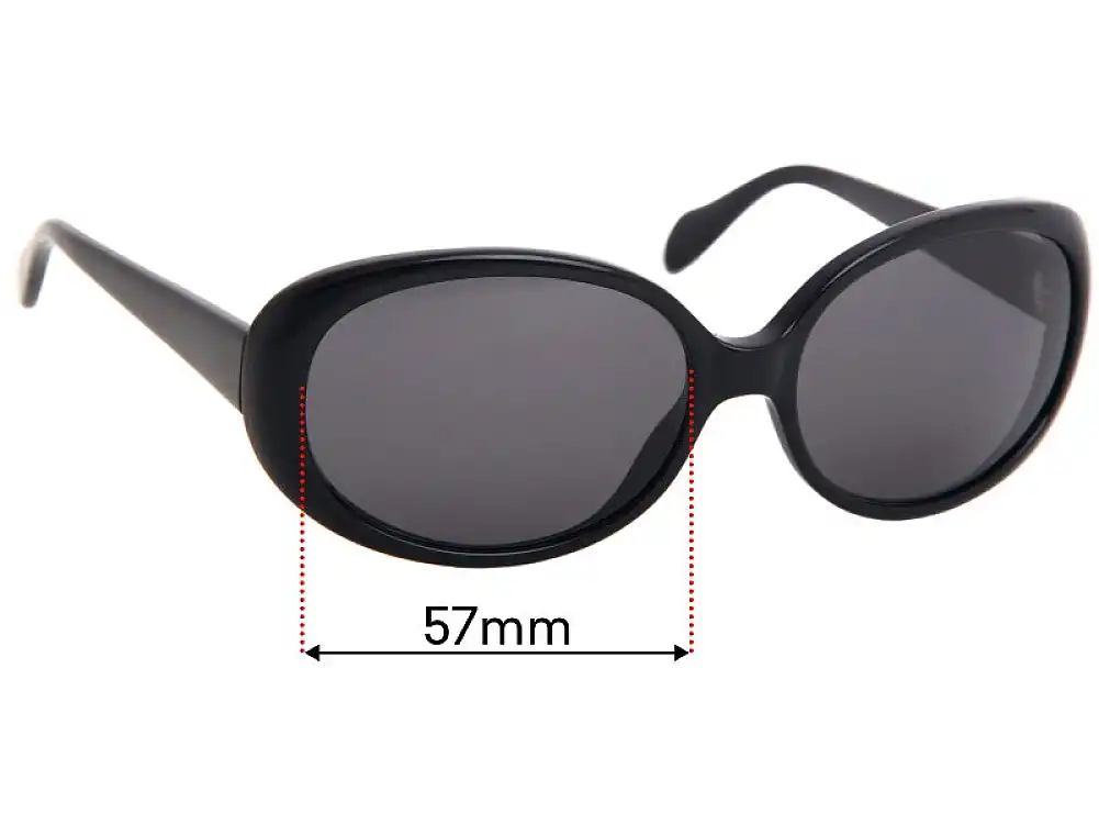 Sunglass Fix Ersatzgläser für Oliver Peoples Oval - 57mm Wide Sunglass Fix Ersatzgläser für Oliver Peoples Oval - 57mm Wide