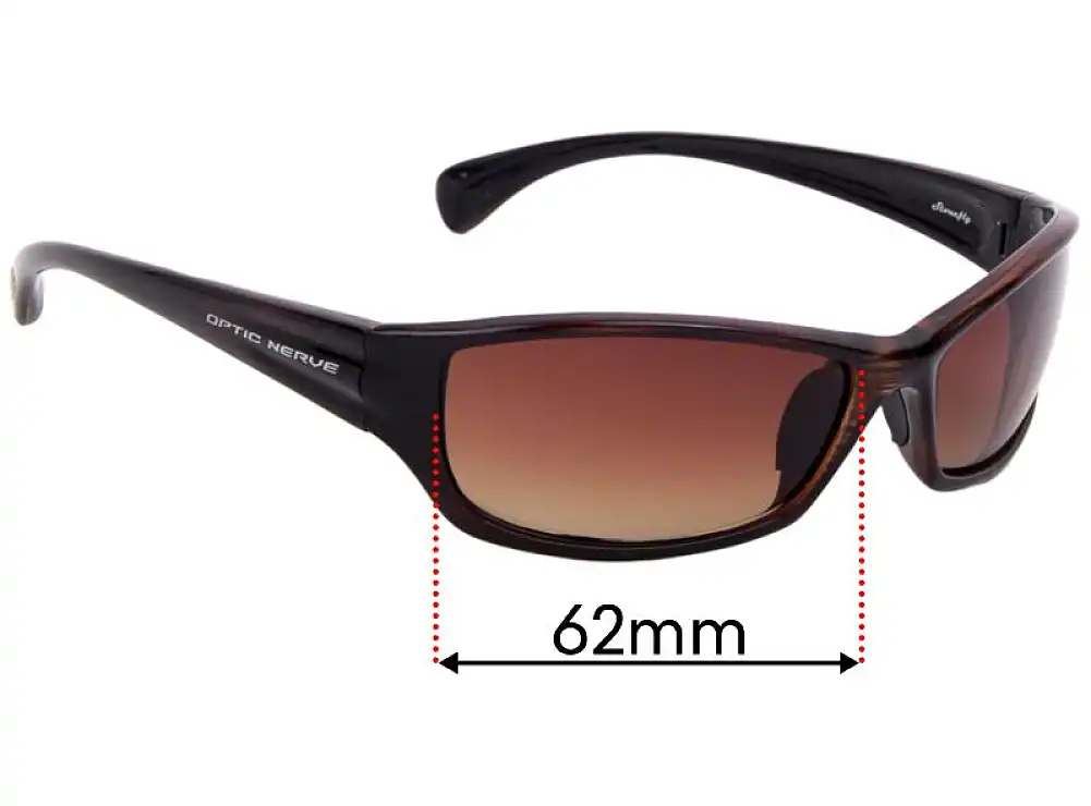 Sunglass Fix Ersatzgläser für Optic Nerve Stonefly - 62mm Wide Sunglass Fix Ersatzgläser für Optic Nerve Stonefly - 62mm Wide