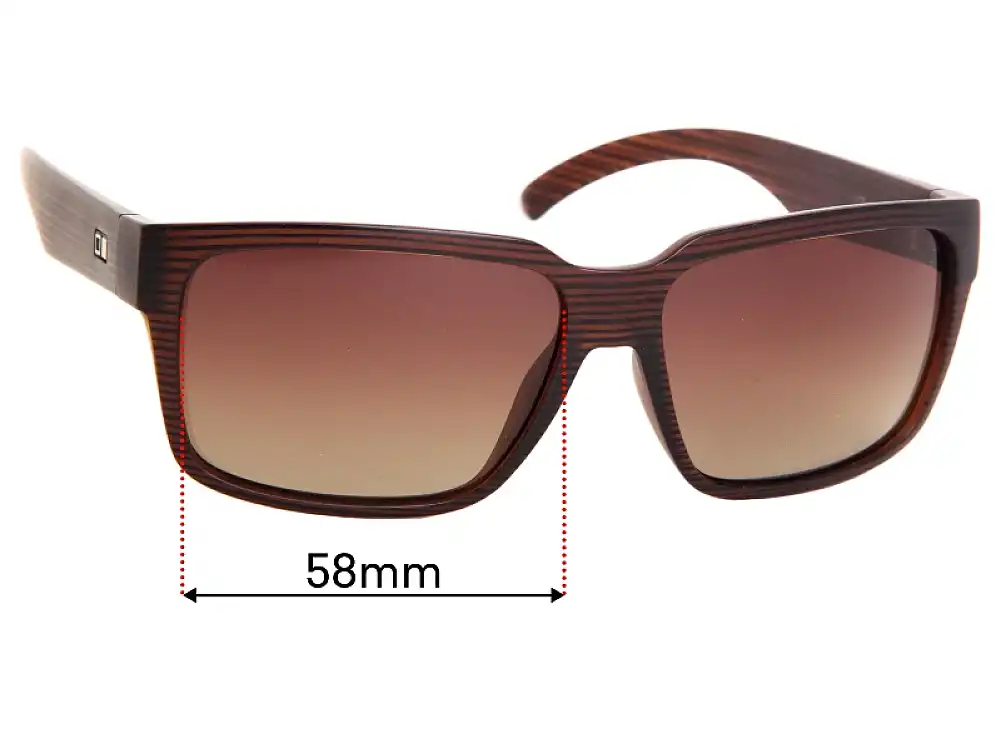 Sunglass Fix Ersatzgläser für Otis The Double - 58mm Wide Sunglass Fix Ersatzgläser für Otis The Double - 58mm Wide