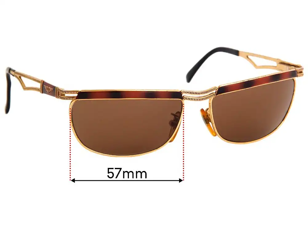 Sunglass Fix Ersatzgläser für Police 2177 - 57mm Wide Sunglass Fix Ersatzgläser für Police 2177 - 57mm Wide