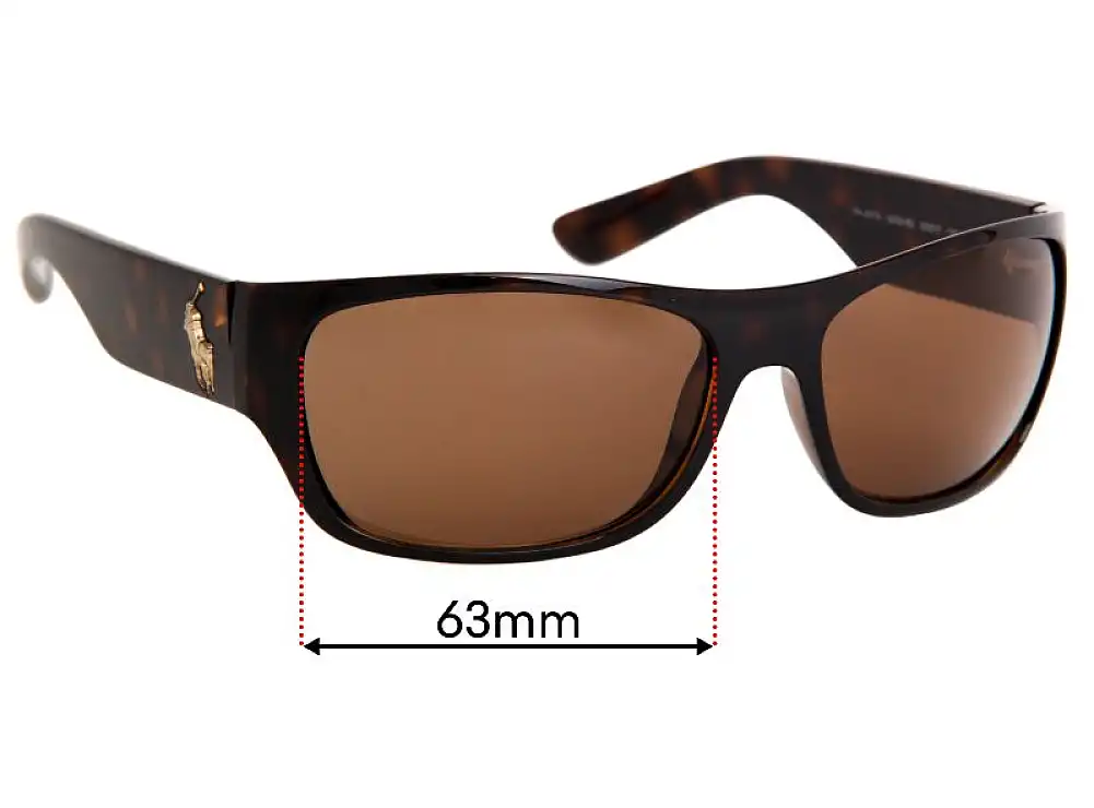 Sunglass Fix Ersatzgläser für Ralph Lauren PH 4074 - 63mm Wide Sunglass Fix Ersatzgläser für Ralph Lauren PH 4074 - 63mm Wide