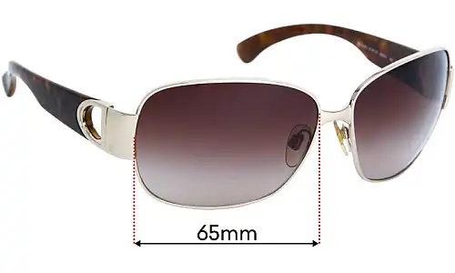 Sunglass Fix Ersatzgläser für Polo RL 7029 - 65mm Wide Polo RL 7029 Ersatzlinsen 65mm wide
