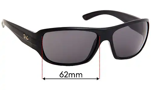 Sunglass Fix Ersatzgläser für Ray-Ban RB4150 - 62mm Wide Sunglass Fix Ersatzgläser für Ray-Ban RB4150 - 62mm Wide