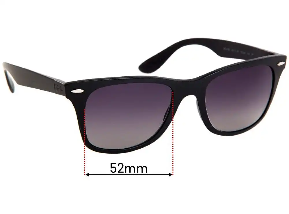 Sunglass Fix Ersatzgläser für Ray-Ban RB4195 Wayfarer Liteforce - 52mm Wide Sunglass Fix Ersatzgläser für Ray-Ban RB4195 Wayfarer Liteforce - 52mm Wide