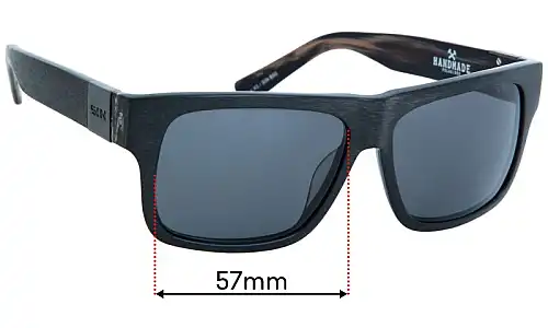 Sunglass Fix Ersatzgläser für Sin Zephyr II - 57mm Wide Sin Zephyr II Ersatzlinsen 57mm wide
