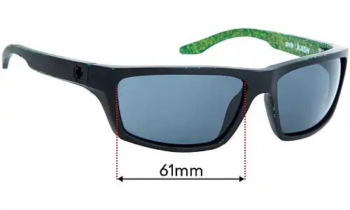 Sunglass Fix Ersatzgläser für Spy Optic Kash - 61mm Wide Spy Optic Kash Ersatzlinsen 61mm wide