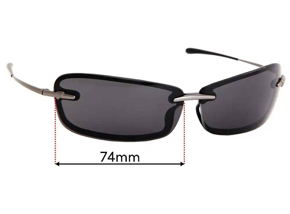 Sunglass Fix Ersatzgläser für Thierry Mugler 6536 - 74mm Wide Sunglass Fix Ersatzgläser für Thierry Mugler 6536 - 74mm Wide