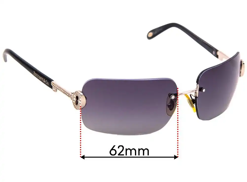 Sunglass Fix Ersatzgläser für Tiffany & Co TF 3024-B - 62mm Wide Sunglass Fix Ersatzgläser für Tiffany & Co TF 3024-B - 62mm Wide