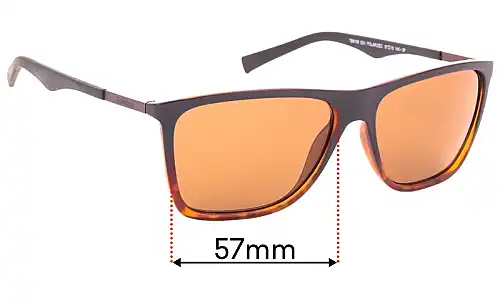 Sunglass Fix Ersatzgläser für Timberland TB9108 - 57mm Wide Timberland TB9108 Ersatzlinsen 57mm wide