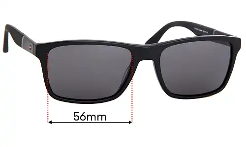 Sunglass Fix Ersatzgläser für Tommy Hilfiger TH 1405/S - 56mm Wide Sunglass Fix Ersatzgläser für Tommy Hilfiger TH 1405/S - 56mm Wide