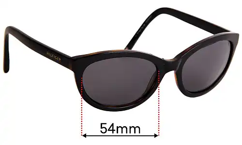 Sunglass Fix Ersatzgläser für Tommy Hilfiger TH Sun Rx 06 - 54mm Wide Tommy Hilfiger TH Sun Rx 06 Ersatzlinsen 54mm wide