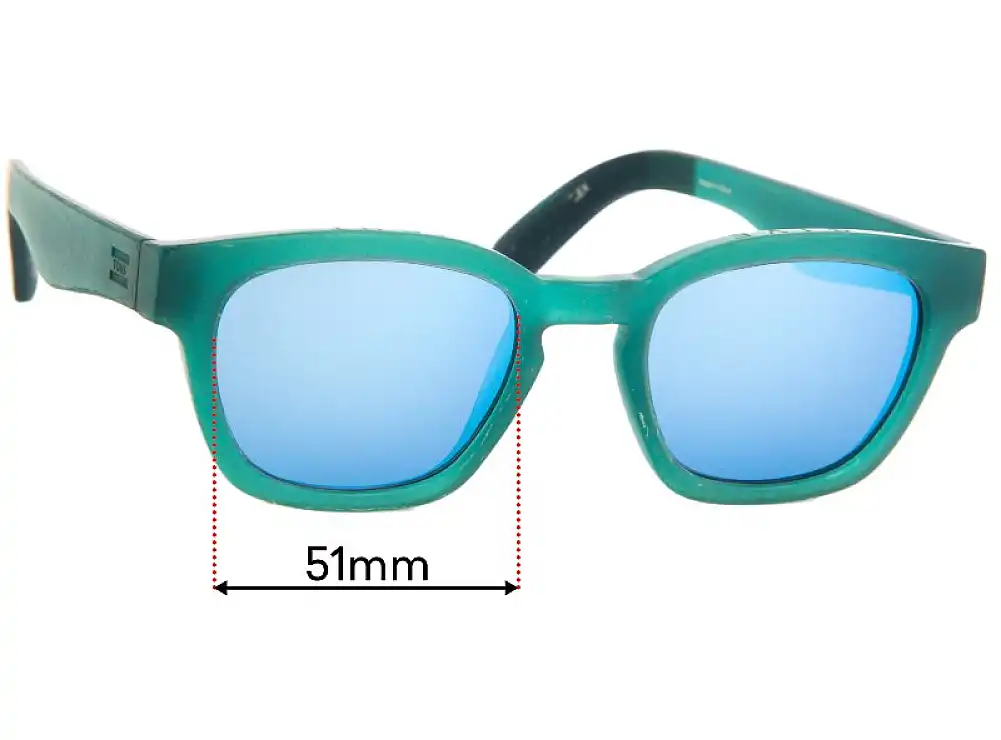 Sunglass Fix Ersatzgläser für Toms Bowery - 51mm Wide Sunglass Fix Ersatzgläser für Toms Bowery - 51mm Wide