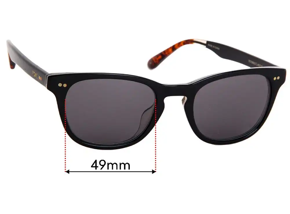 Sunglass Fix Ersatzgläser für Toms Isa - 49mm Wide Sunglass Fix Ersatzgläser für Toms Isa - 49mm Wide