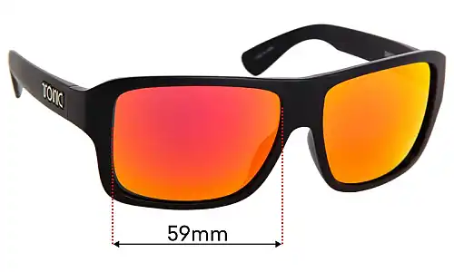 Sunglass Fix Ersatzgläser für Tonic Swish - 59mm Wide Sunglass Fix Ersatzgläser für Tonic Swish - 59mm Wide