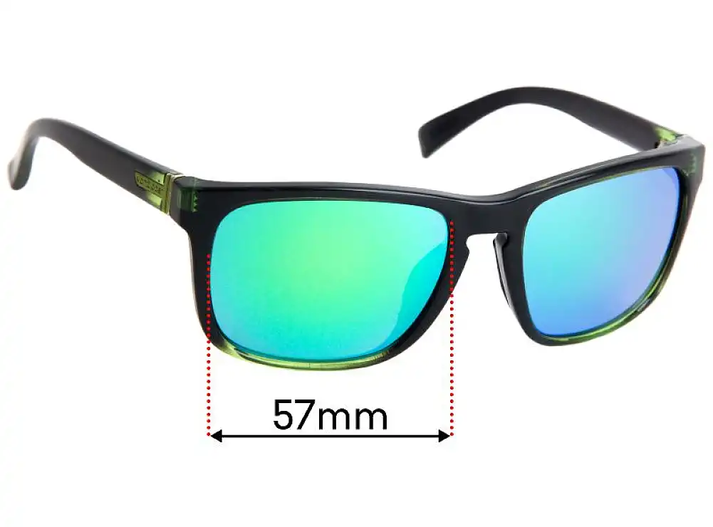 Sunglass Fix Ersatzgläser für Von Zipper Lomax - 57mm Wide Sunglass Fix Ersatzgläser für Von Zipper Lomax - 57mm Wide