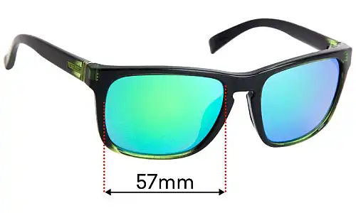 Sunglass Fix Ersatzgläser für Von Zipper Lomax - 57mm Wide Sunglass Fix Ersatzgläser für Von Zipper Lomax - 57mm Wide
