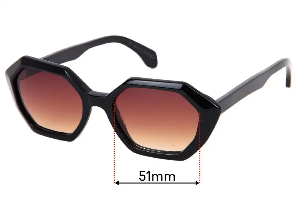 Sunglass Fix Ersatzgläser für Childe Snare - 51mm Wide Sunglass Fix Ersatzgläser für Childe Snare - 51mm Wide