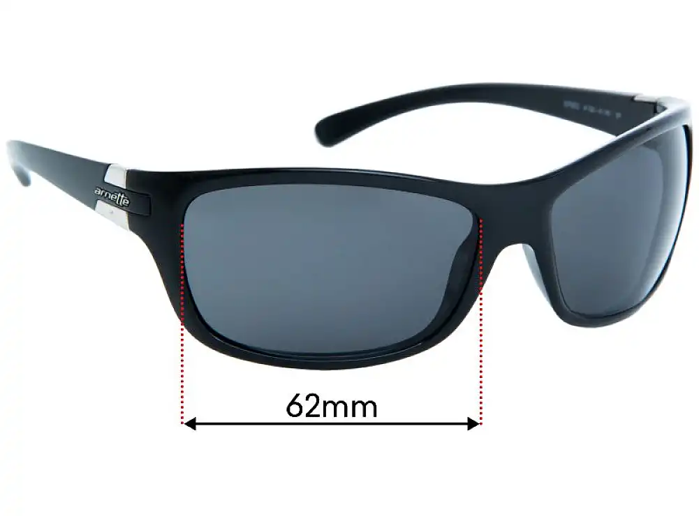 Sunglass Fix Ersatzgläser für Arnette Speed AN4120 - 62mm Wide Sunglass Fix Ersatzgläser für Arnette Speed AN4120 - 62mm Wide