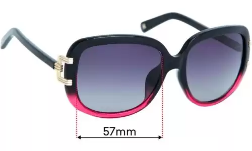 Sunglass Fix Ersatzgläser für Christian Dior Graphix3F - 57mm Wide Sunglass Fix Ersatzgläser für Christian Dior Graphix3F - 57mm Wide