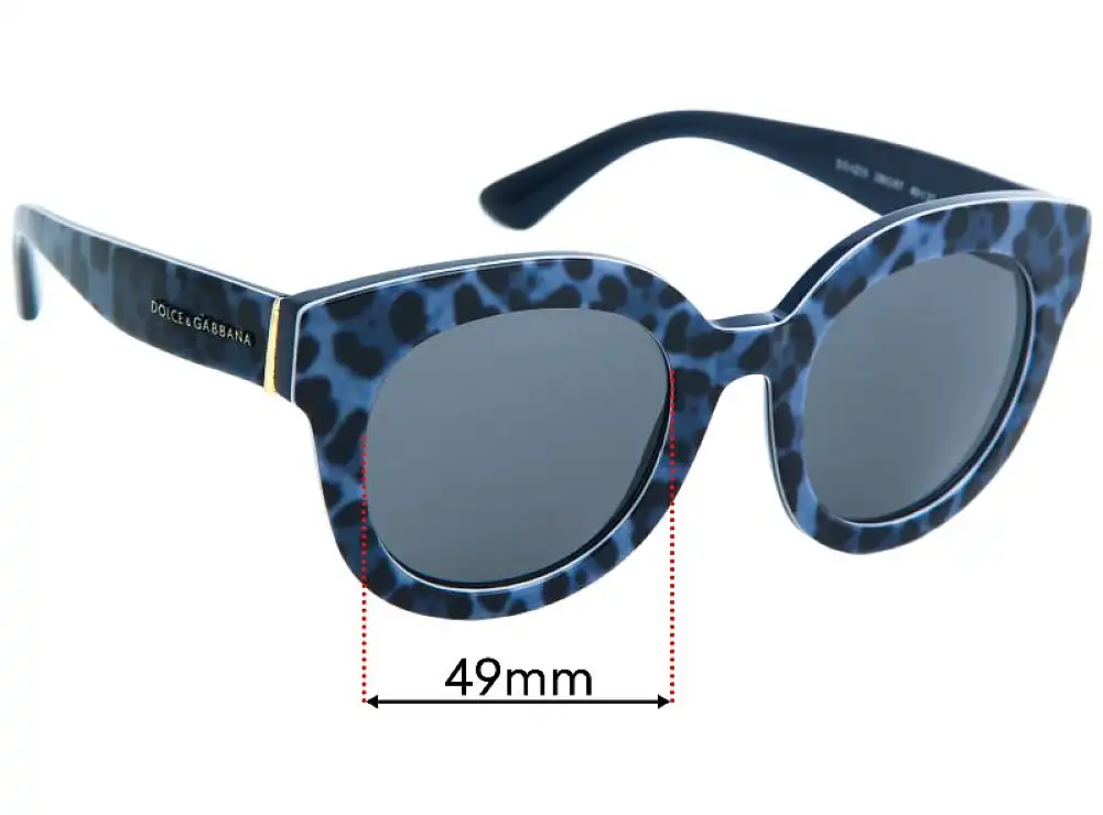 Sunglass Fix Ersatzgläser für Dolce & Gabbana DG4235 - 49mm Wide Sunglass Fix Ersatzgläser für Dolce & Gabbana DG4235 - 49mm Wide