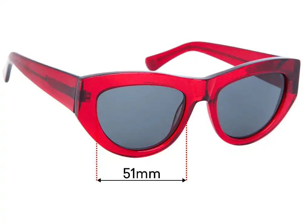 Sunglass Fix Ersatzgläser für Epokhe Candy - 51mm Wide Sunglass Fix Ersatzgläser für Epokhe Candy - 51mm Wide
