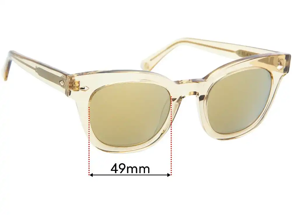 Sunglass Fix Ersatzgläser für Epokhe Dylan - 49mm Wide Sunglass Fix Ersatzgläser für Epokhe Dylan - 49mm Wide