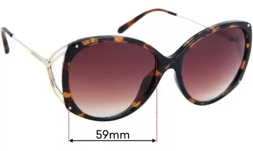 Sunglass Fix Ersatzgläser für Michael Kors MK2099U Morro Bay - 59mm Wide Sunglass Fix Ersatzgläser für Michael Kors MK2099U Morro Bay - 59mm Wide