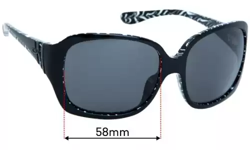 Sunglass Fix Ersatzgläser für Oakley Unfaithful OO2029 - 58mm Wide Oakley Unfaithful OO2029 Ersatzlinsen 58mm wide