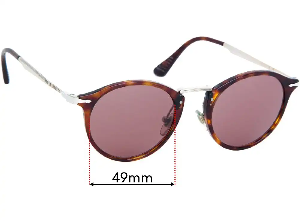 Persol 3167-V Replacement Lenses 49mm Persol 3167-V Replacement Lenses 49mm
