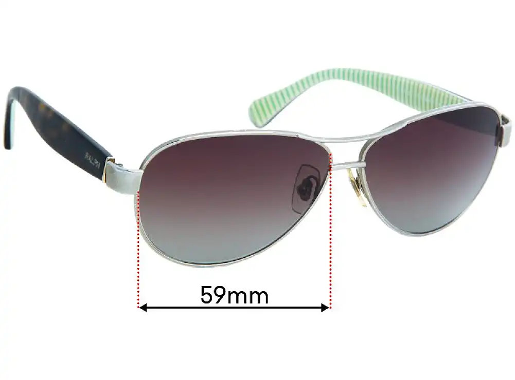 Sunglass Fix Ersatzgläser für Polo RA 4096 - 59mm Wide Sunglass Fix Ersatzgläser für Polo RA 4096 - 59mm Wide