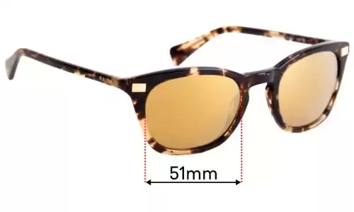 Sunglass Fix Ersatzgläser für Polo RA 5236 - 51mm Wide Polo RA 5236 Ersatzlinsen 51mm wide