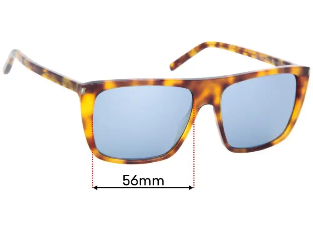 Sunglass Fix Ersatzgläser für Saint Laurent SL 156 - 56mm Wide Sunglass Fix Ersatzgläser für Saint Laurent SL 156 - 56mm Wide