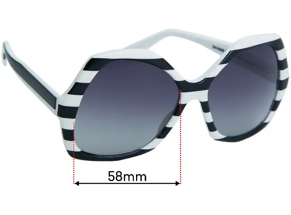 Sunglass Fix Ersatzgläser für Savage Paris - 58mm Wide Sunglass Fix Ersatzgläser für Savage Paris - 58mm Wide