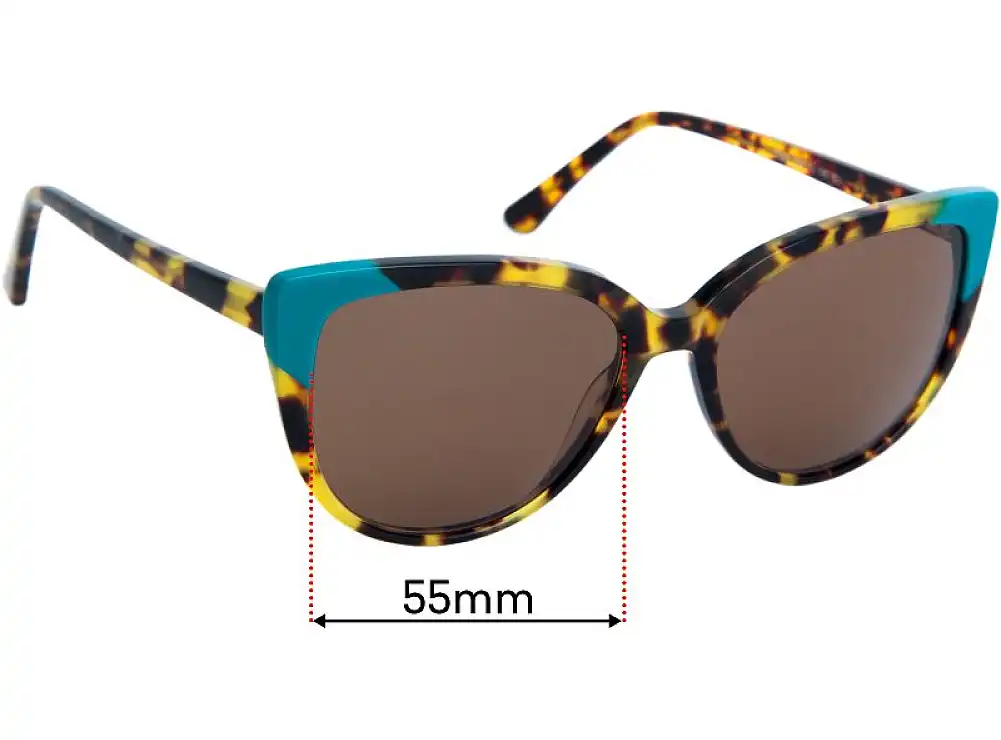 Sunglass Fix Ersatzgläser für Solar & Solar S322 - 55mm Wide Sunglass Fix Ersatzgläser für Solar & Solar S322 - 55mm Wide